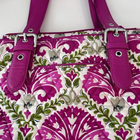 Vera Bradley Buckle Tote Julep Tulip 
Purple Straps NWOT - Picture 4 of 11